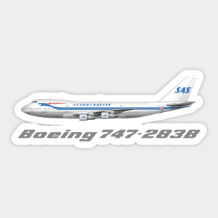 SAS Scandinavian 747-228 Tee Shirt Version Sticker